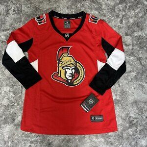 Ottawa Senators NHL Fanatics Breakaway Hockey Jersey Women’s Size M Red Black
